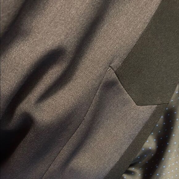 Banana Republic Black and Gray Blazer Tailored Suit Jacket - Picture 9 of 9